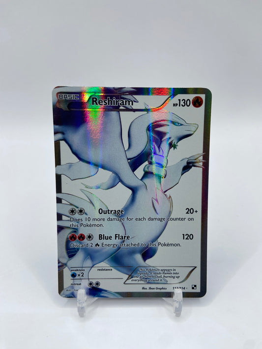 Reshiram Full Art Black And White Base Set 113/114