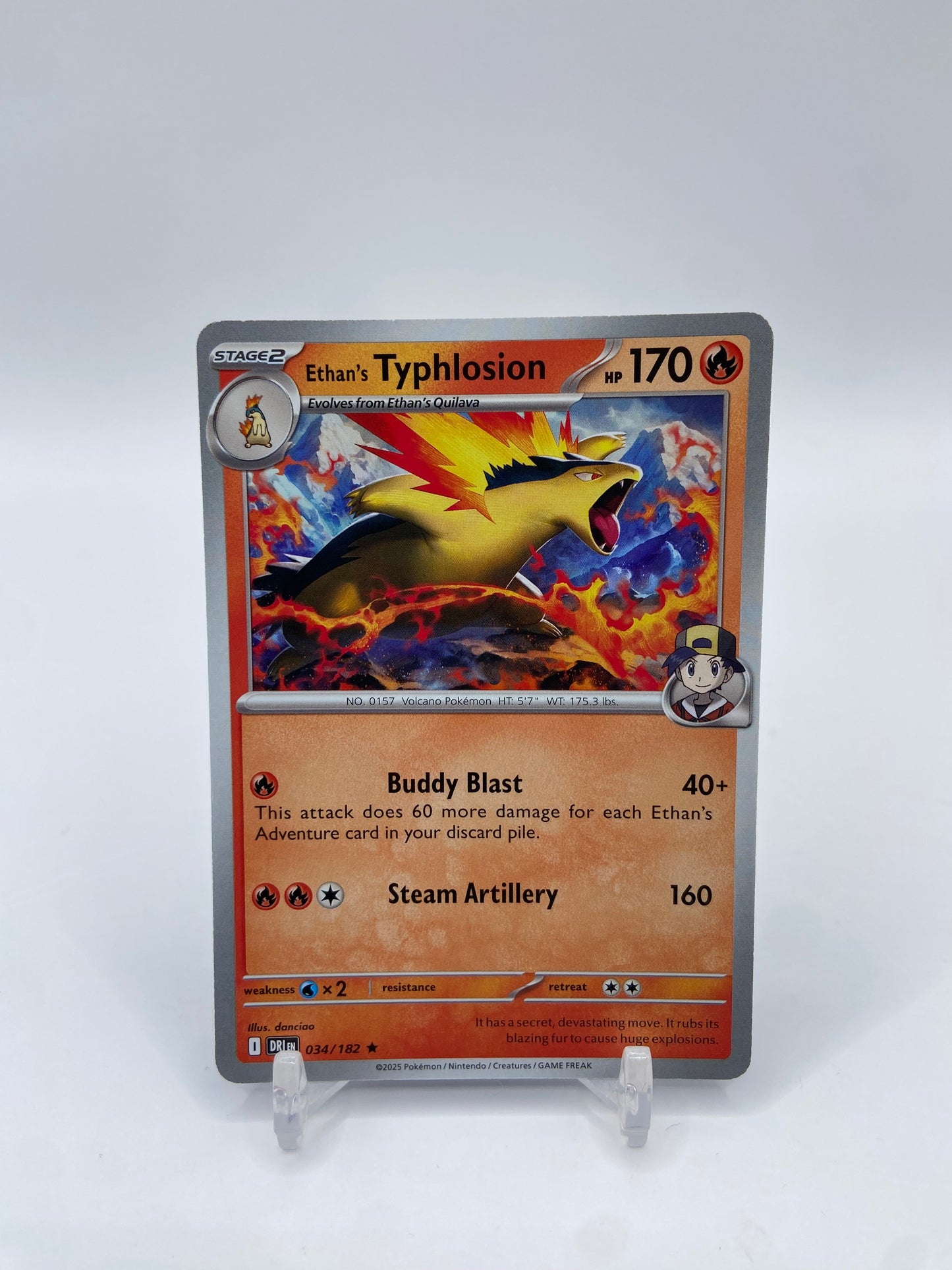 Ethan's Typhlosion Deck Exclusive Non Holo 034/182