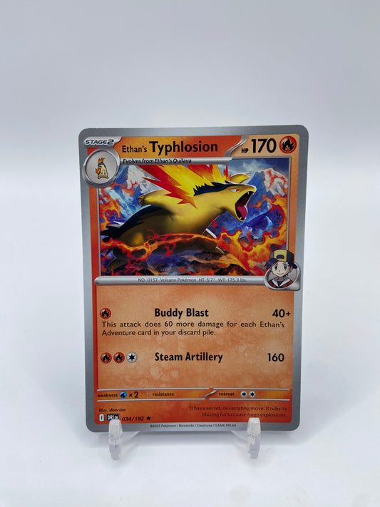 Ethan's Typhlosion Deck Exclusive Non Holo 034/182