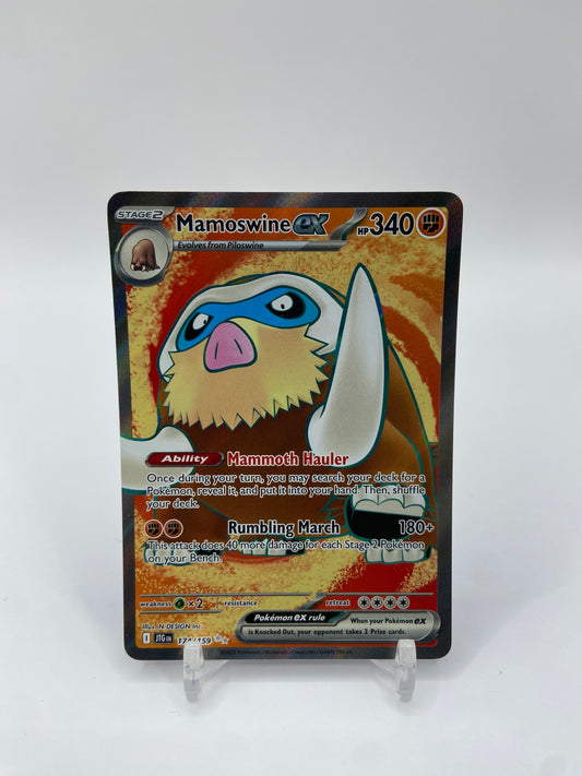 Mamoswine Ex Full Art Journey Together 174/159