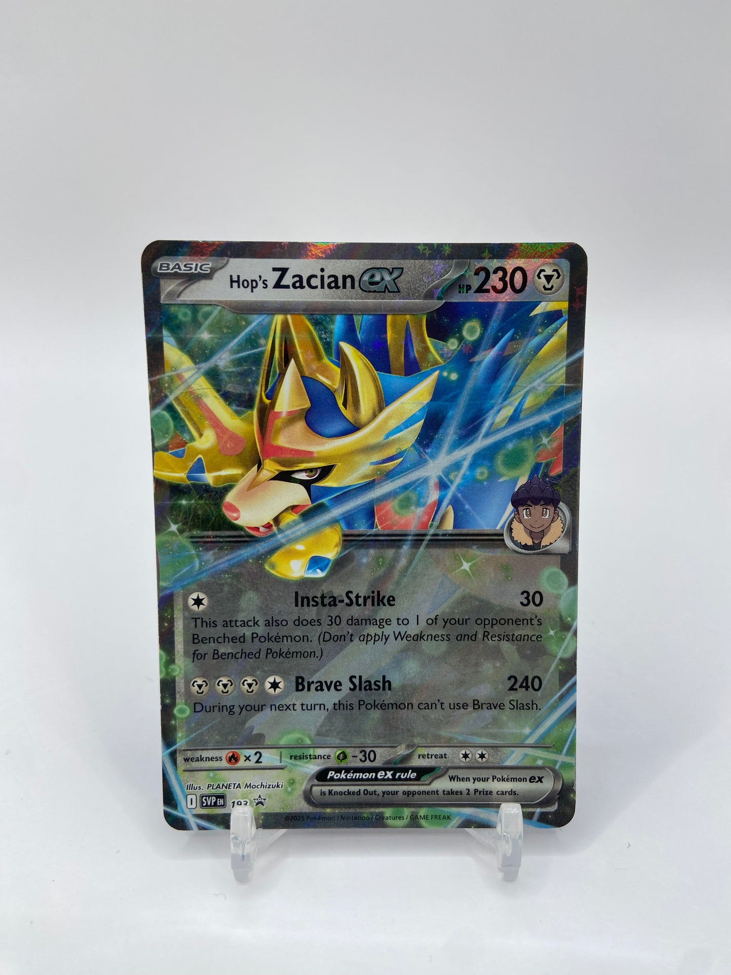 Hop's Zacian Ex Promo 193