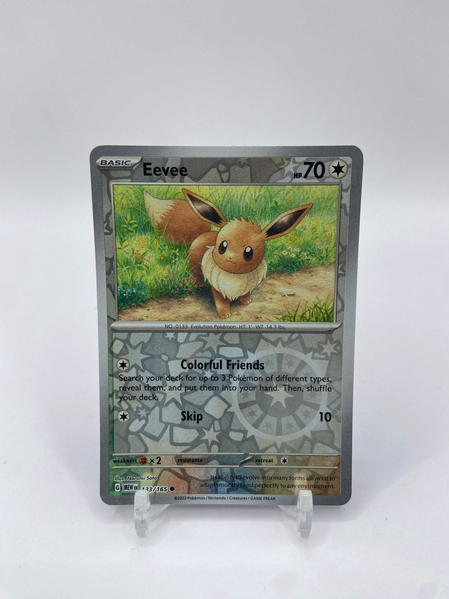 Eevee Reverse Holo 151 133/165
