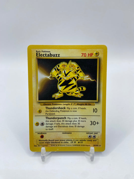 Electabuzz Rare Base Set 20/102
