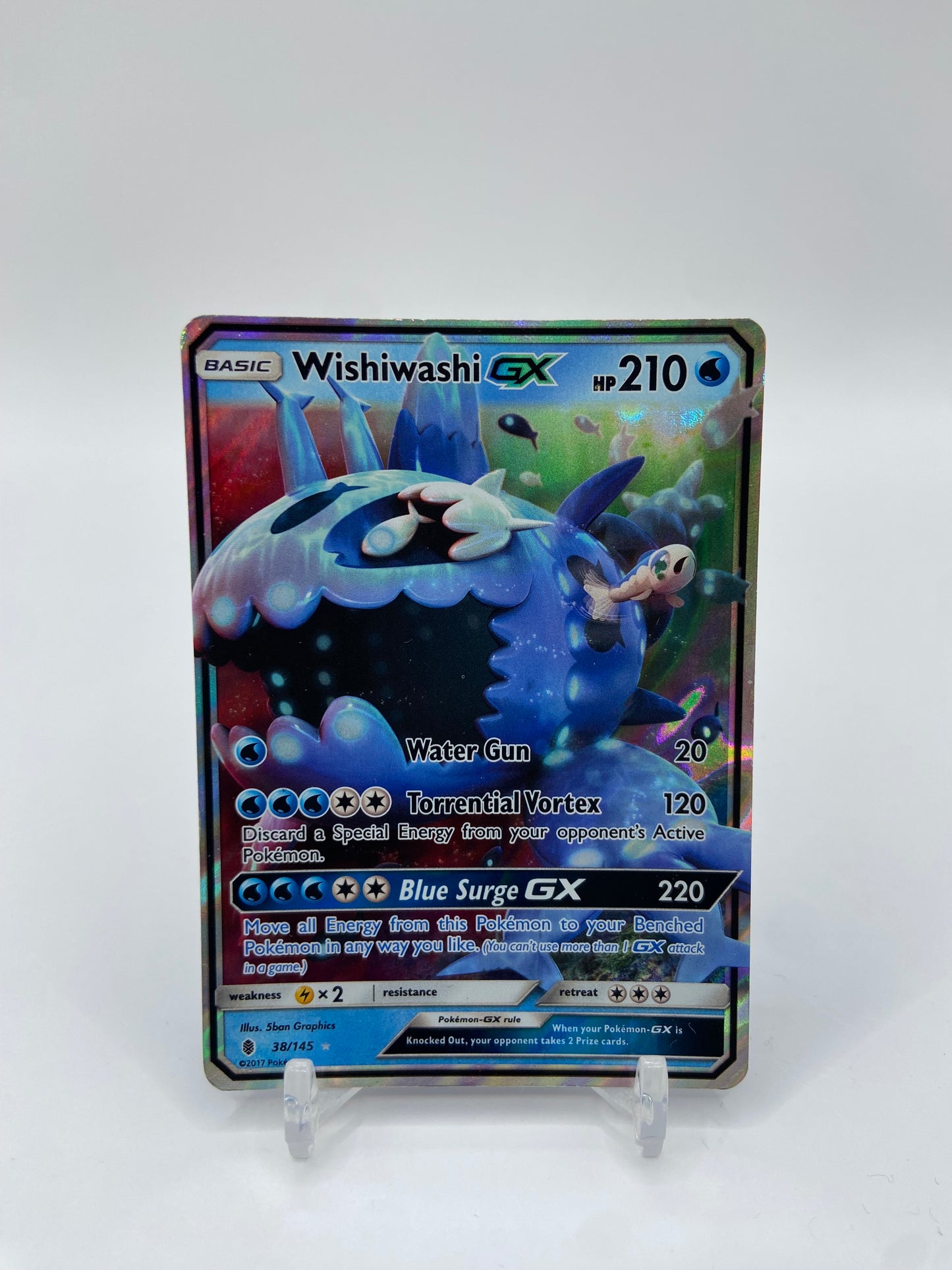 Wishiwashi Gx Guardians Rising 38/145