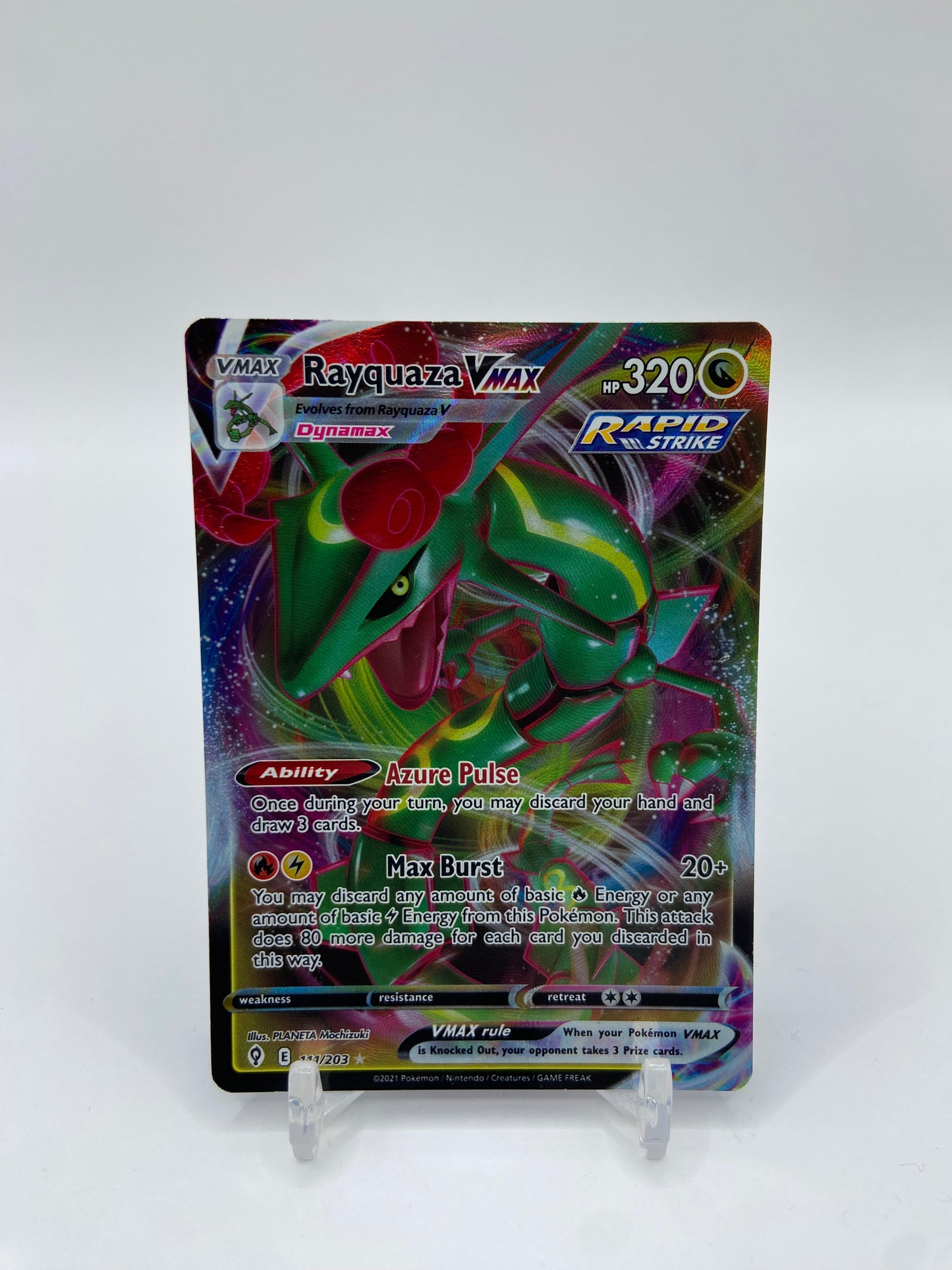 Rayquaza Vmax Evolving Skies 111/203