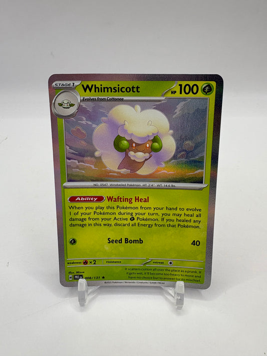 Whimsicott Holo Prismatic Evolutions 008/131