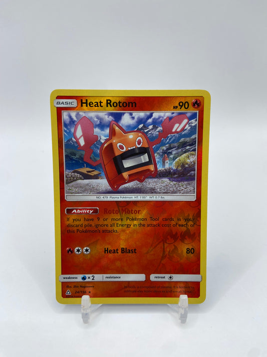Heat Rotom Reverse Holo Rare Ultra Prism 24/156