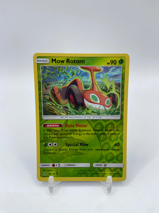 Mow Rotom Reverse Holo Rare Ultra Prism 14/156