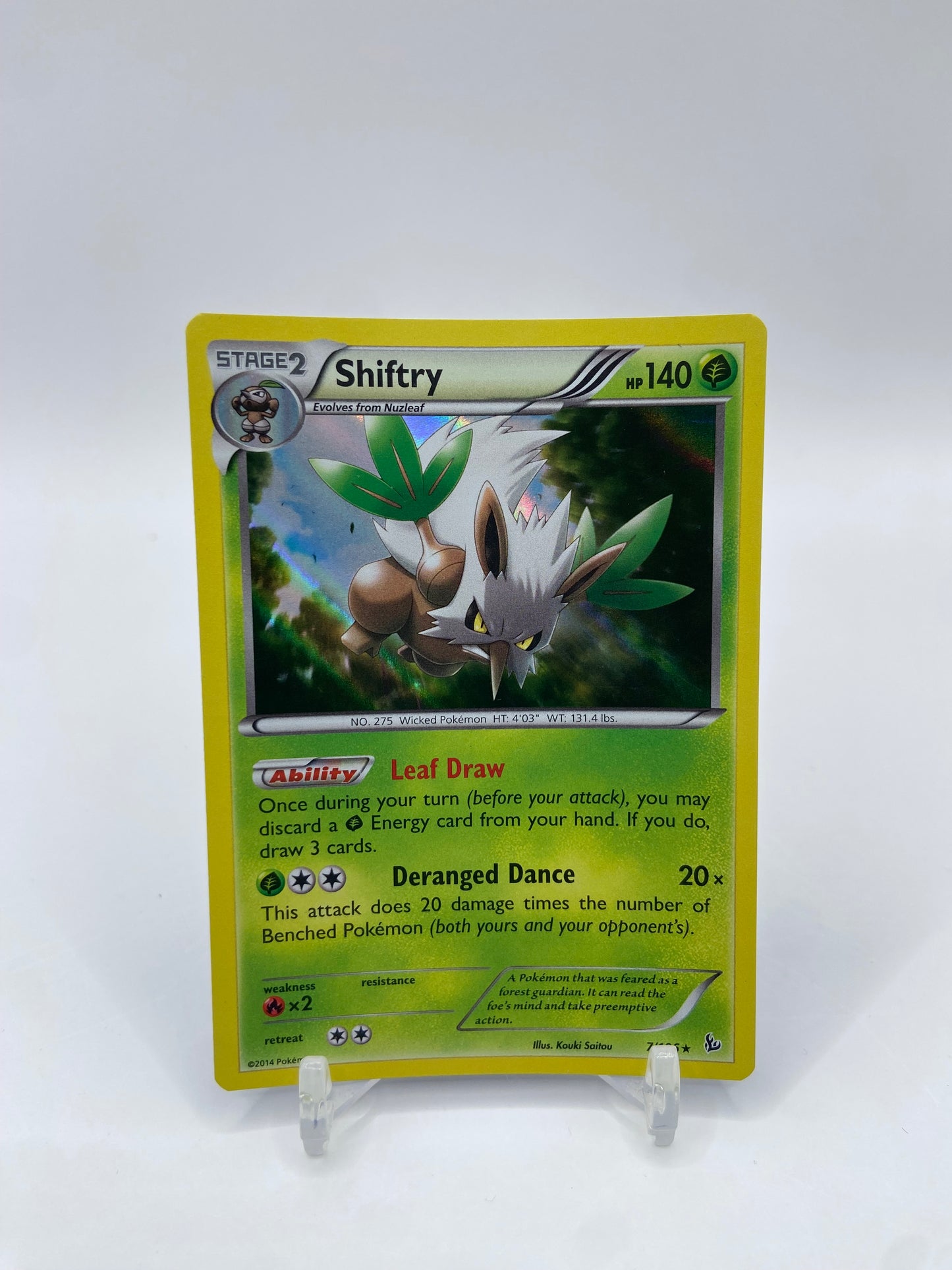 Shiftry Holo Flash Fire 7/106