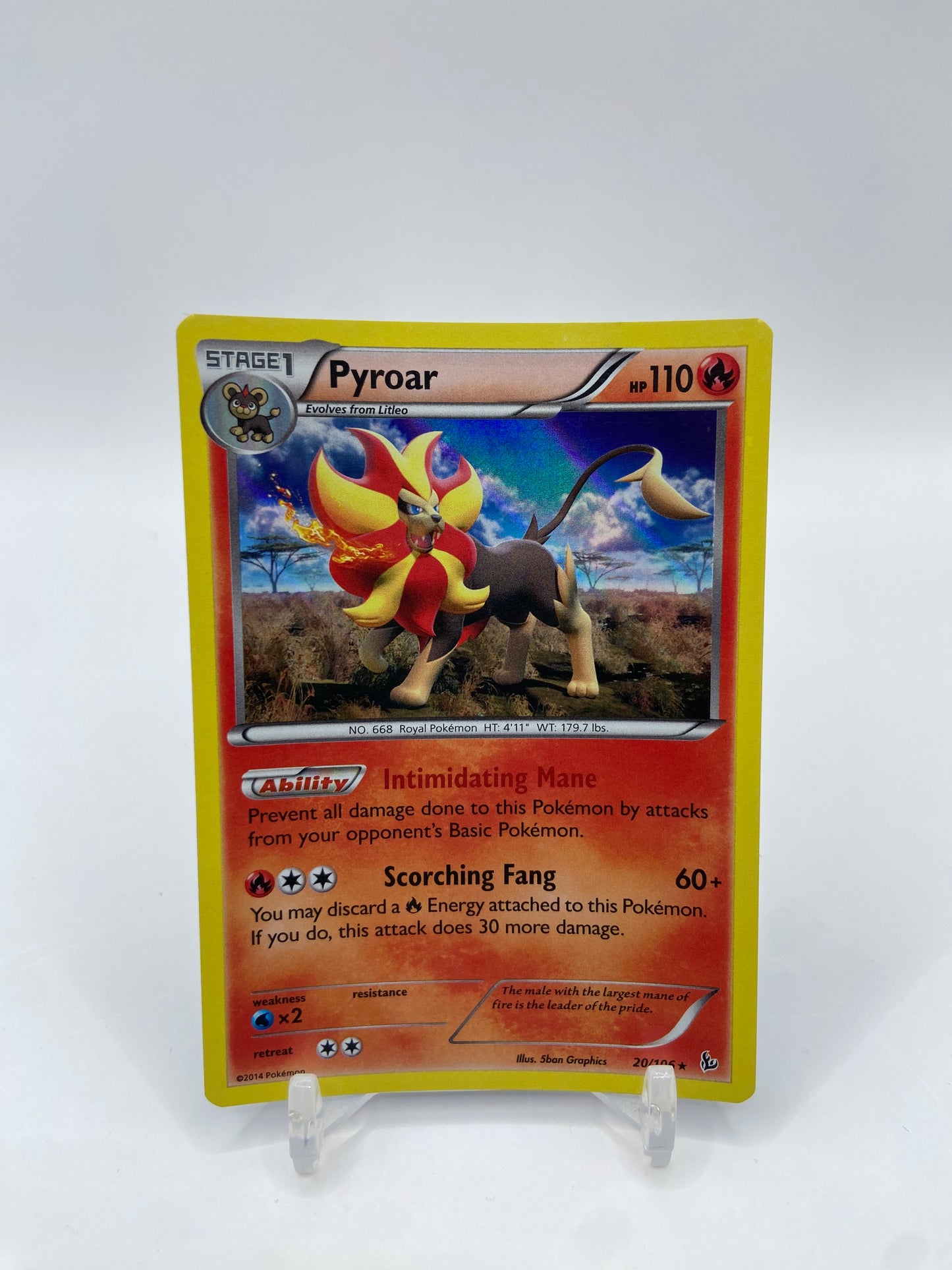 Pyroar Holo Flash Fire 20/106