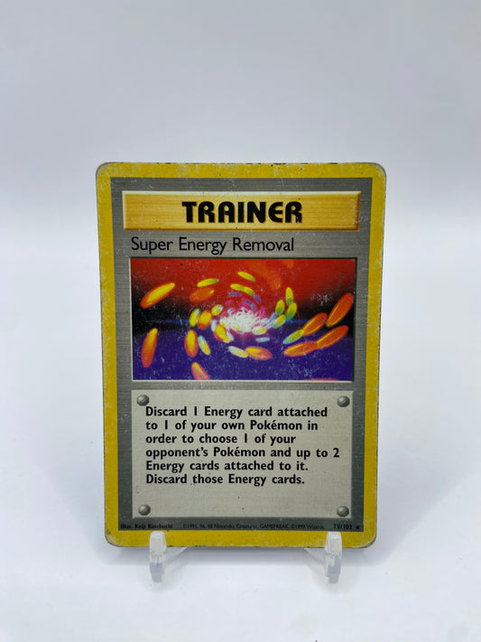 Super Energy Removal Rare Base Set 79/102