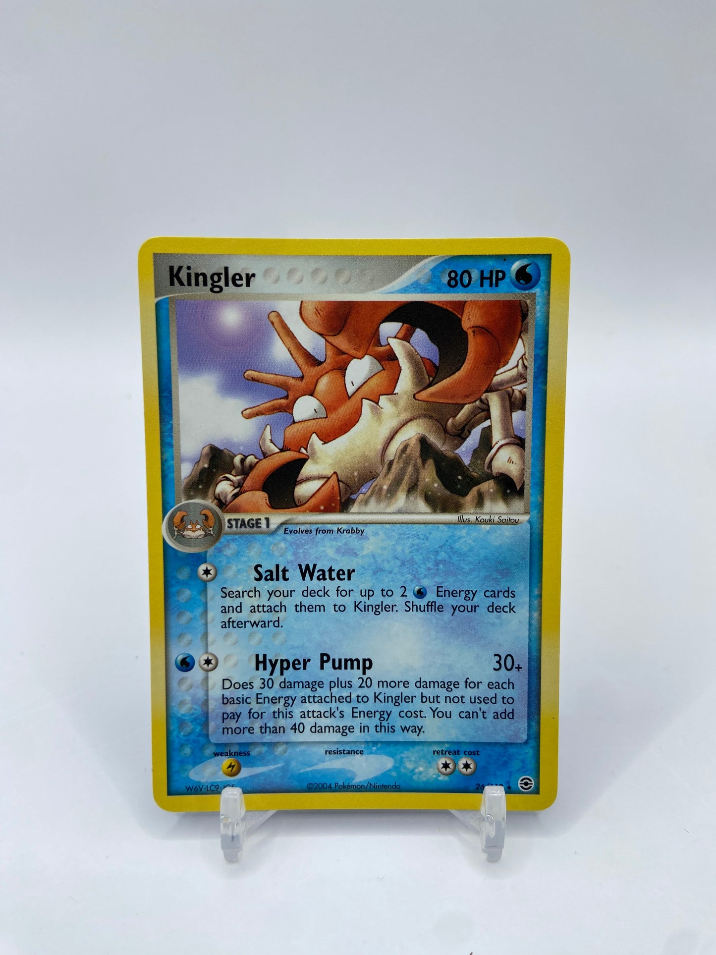 Kingler Rare EX Fire Red Leaf Green 26/112