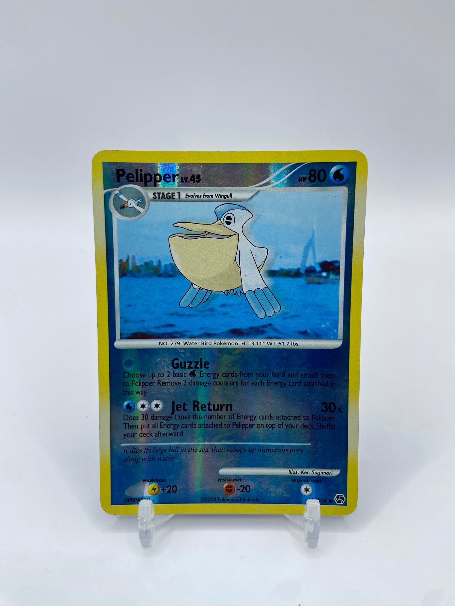 Pelipper Lv.45 Reverse Holo Great Encounters 48/106