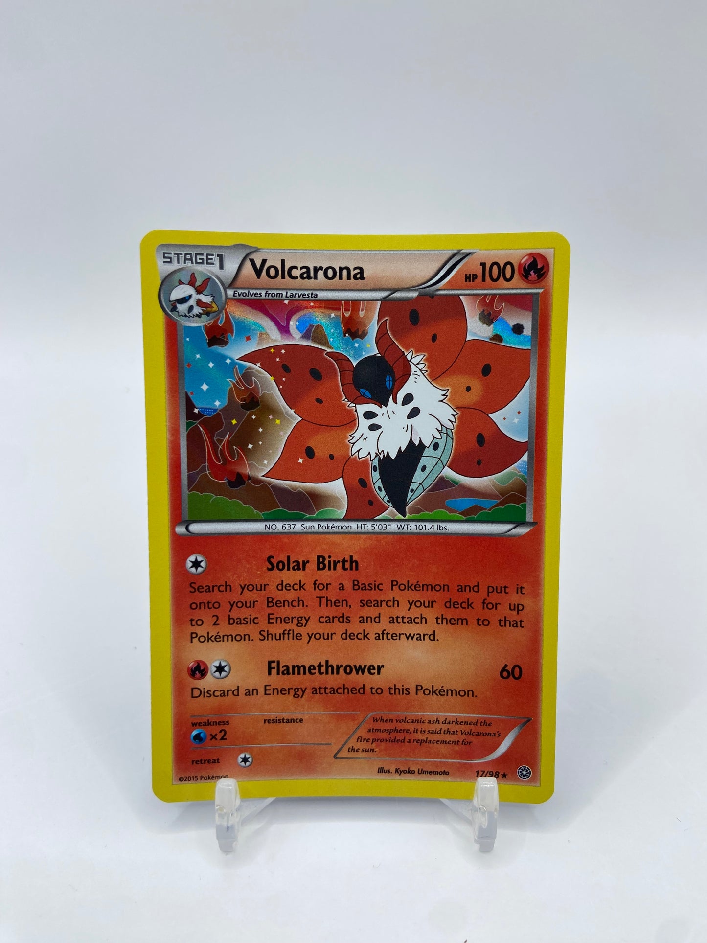 Volcarona Holo Ancient Origins 17/98