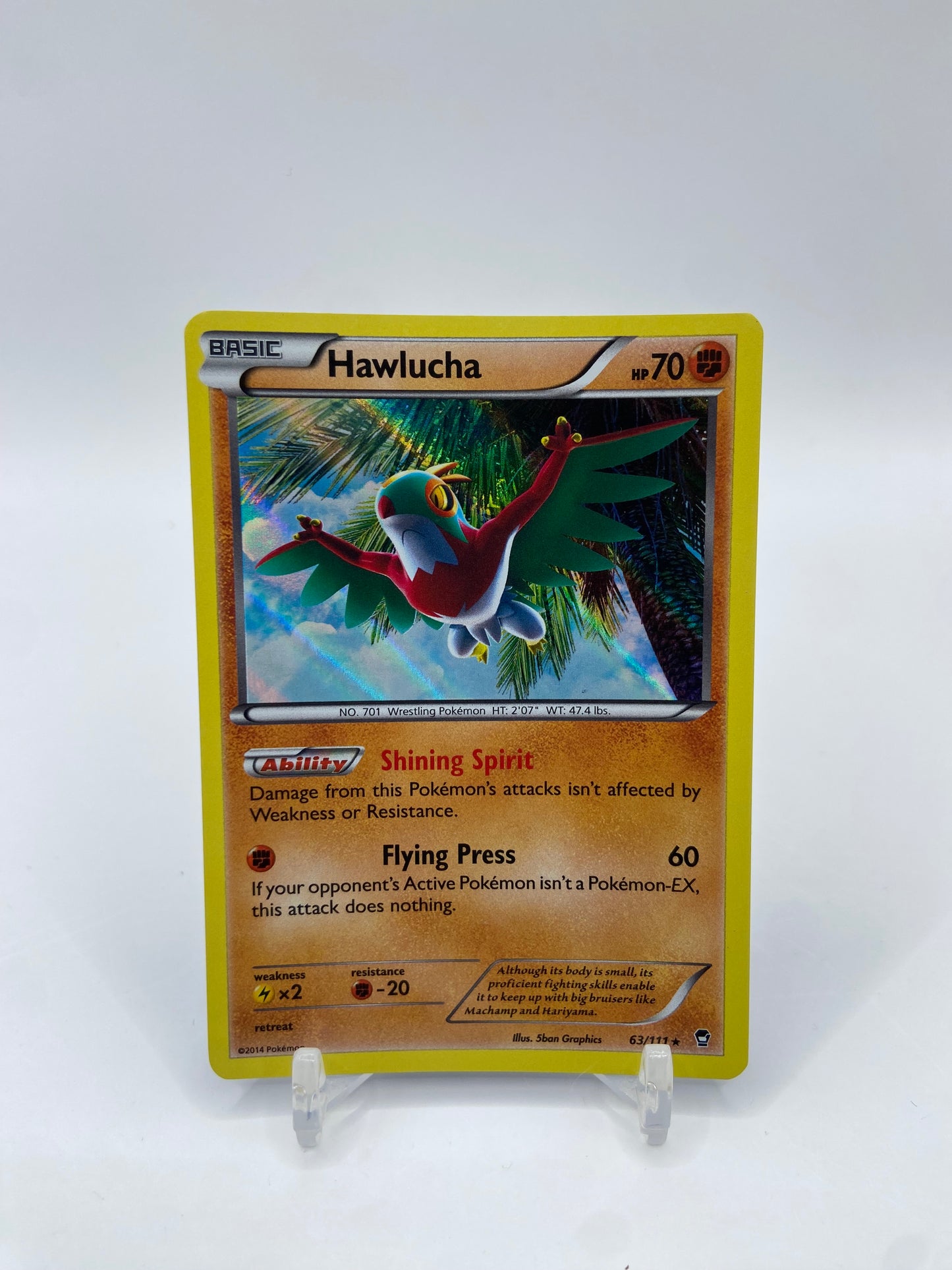 Hawlucha Holo Furious Fists 63/111