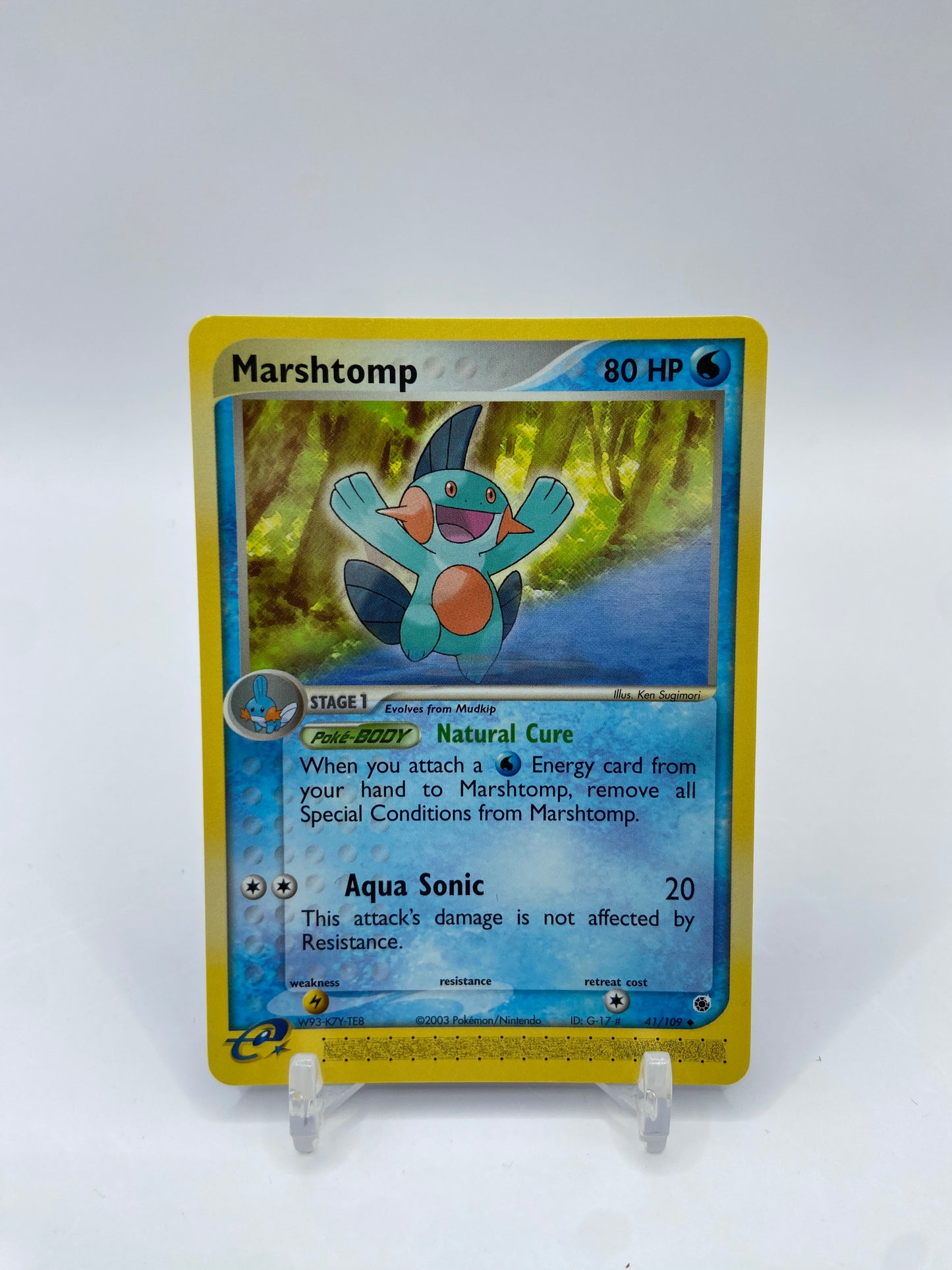 Marshtomp E Reader Ex Ruby & Sapphire 41/109