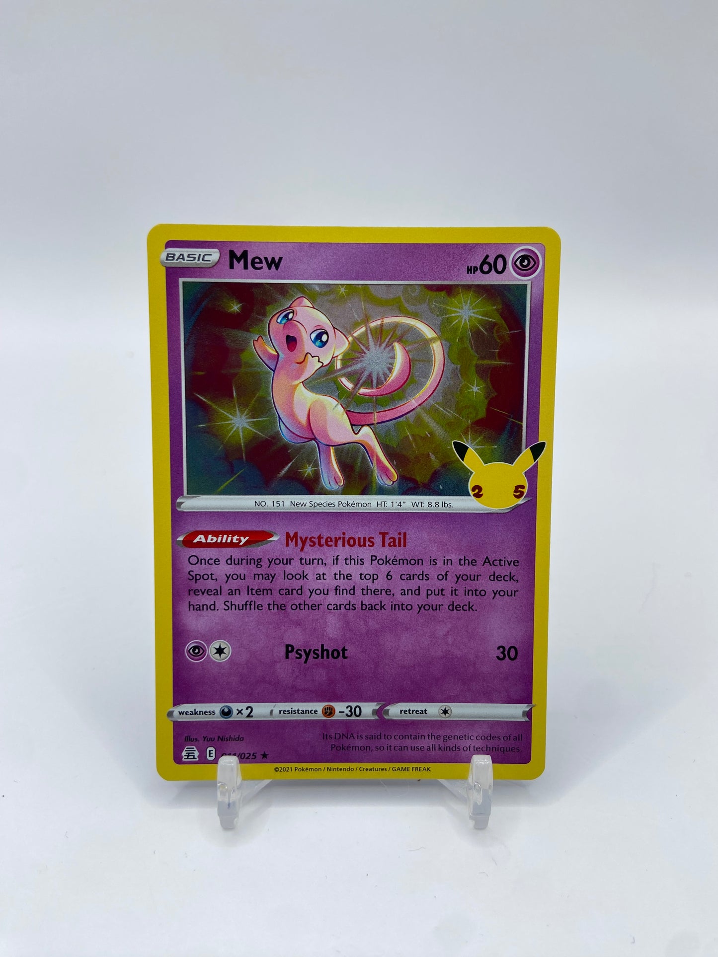 Mew Holo Celebrations 011/025