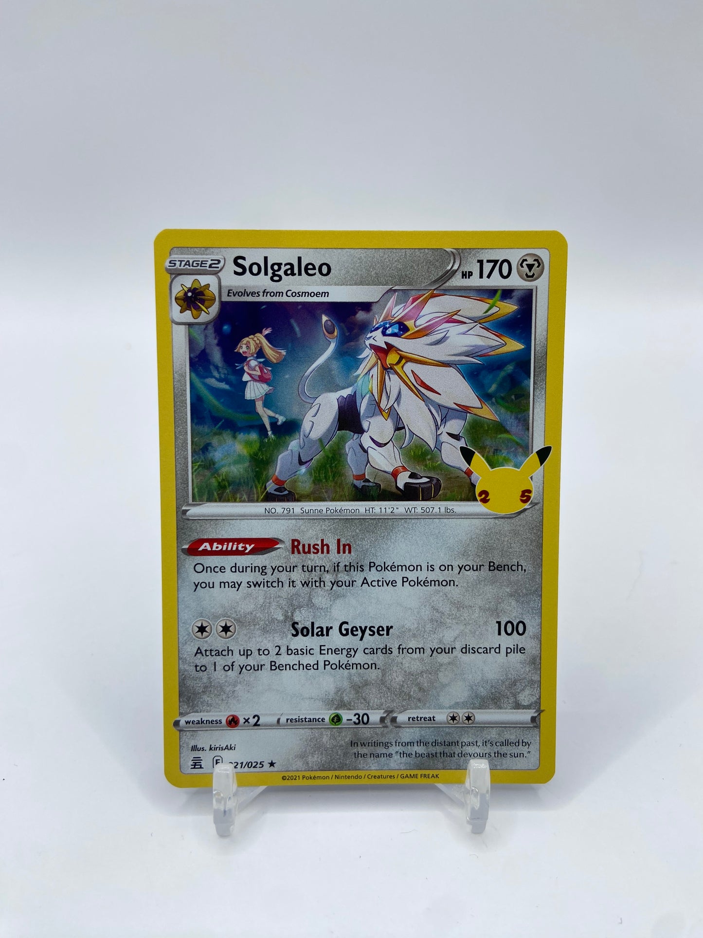 Solgaleo Holo Celebrations 021/025