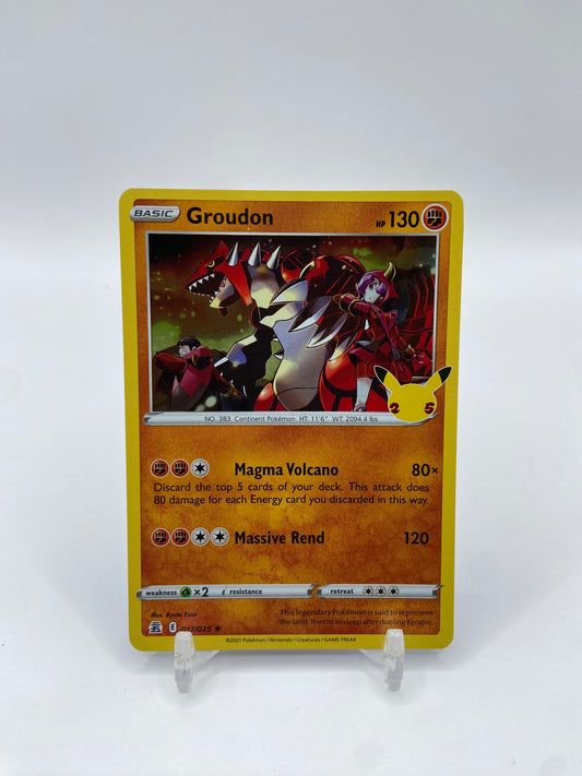 Groudon Holo Celebrations 017/025