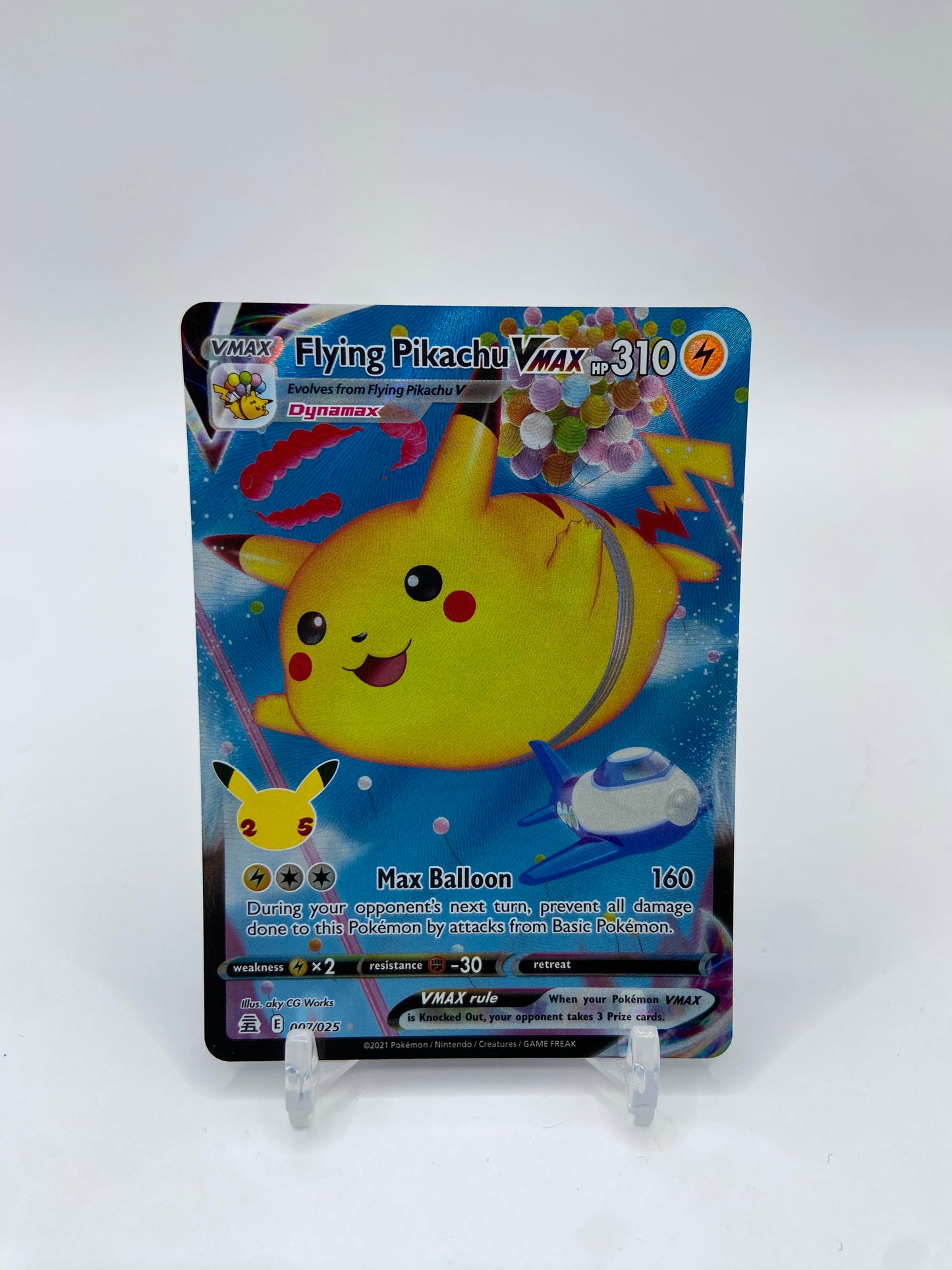 Flying Pikachu Vmax Celebrations 007/025