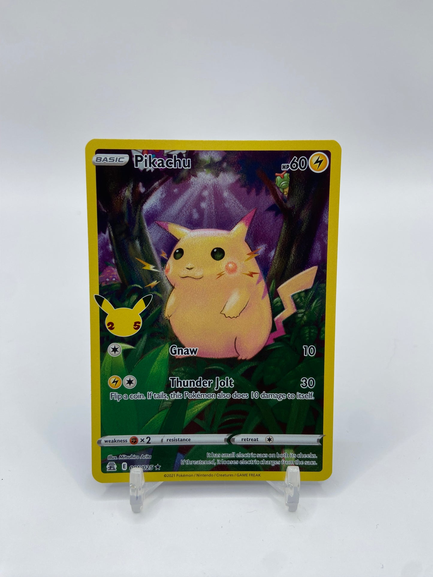 Pikachu Full Art Celebrations 005/025
