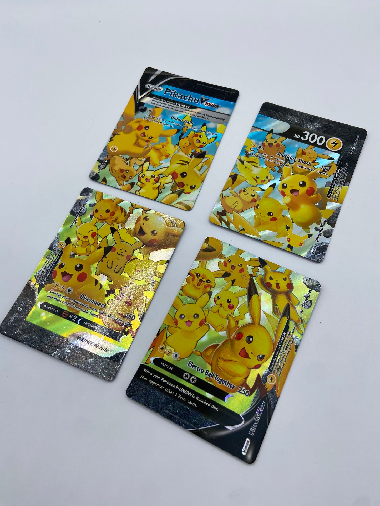 Pikachu V-Union 4 Card Promo Set SWSH139-142