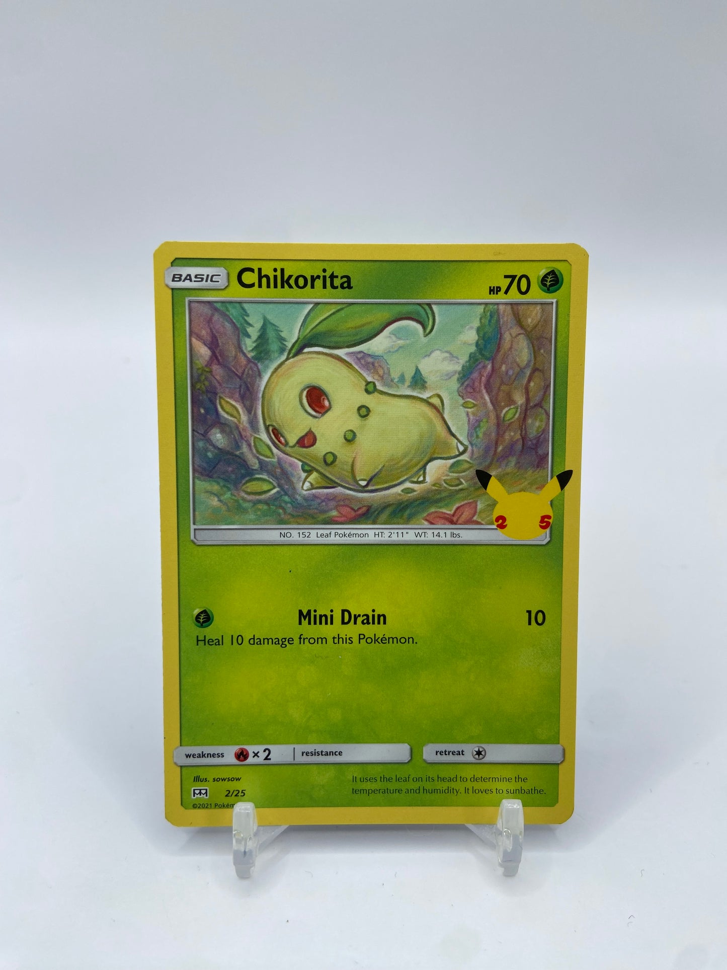 Chikorita McDonalds 2021 Promo Set 02/25