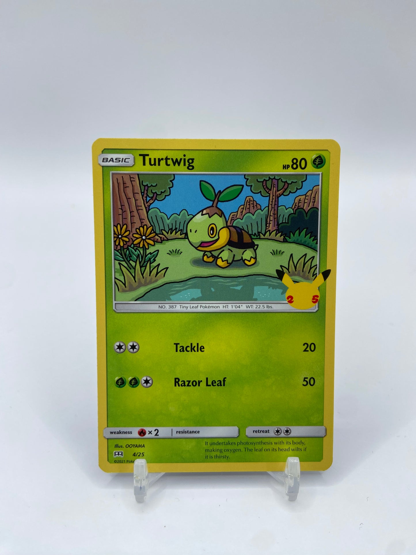 Turtwig  McDonalds 2021 Promo Set 04/25