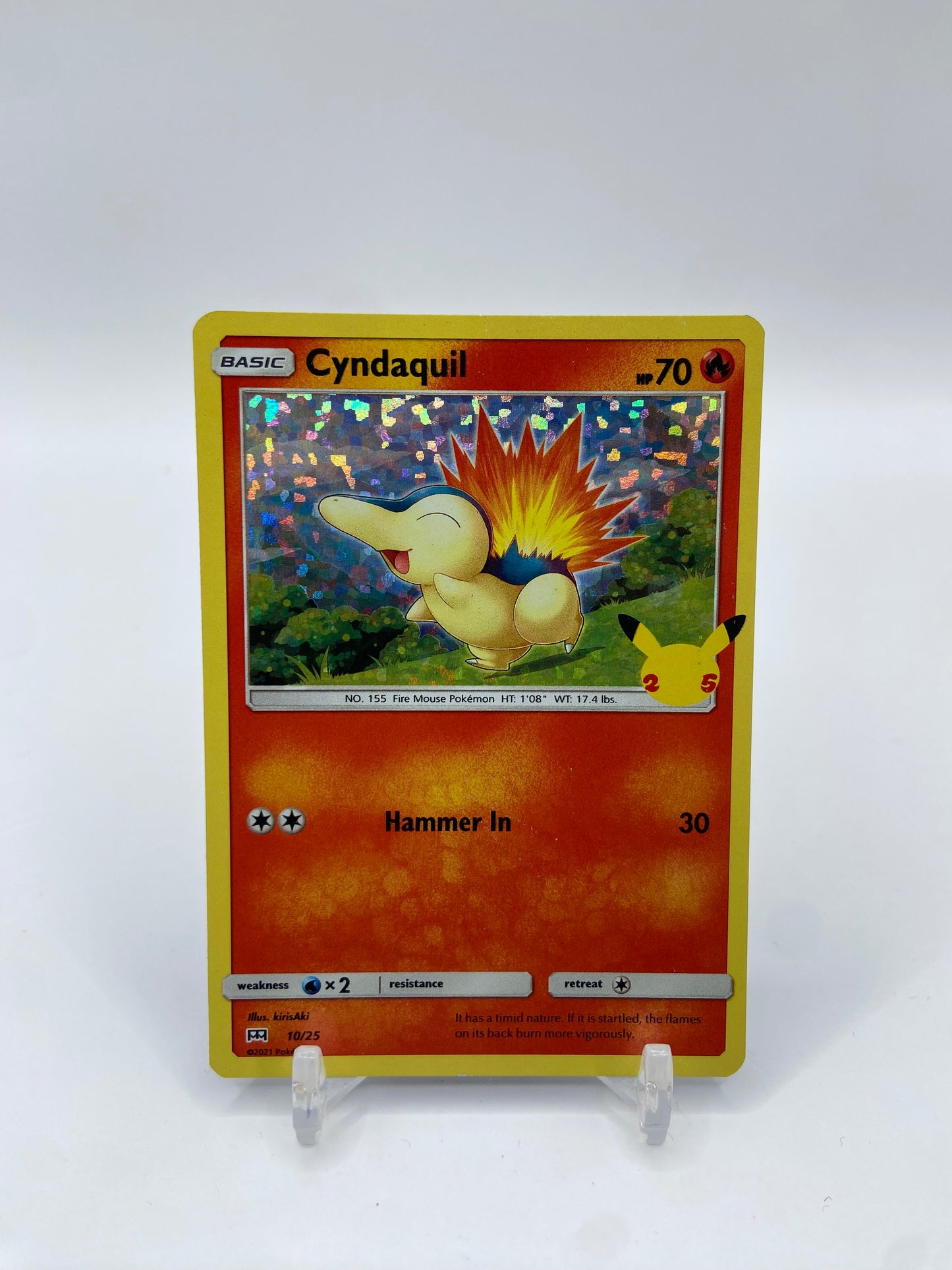 Cyndaquil Holo McDonalds 2021 Promo Set 10/25