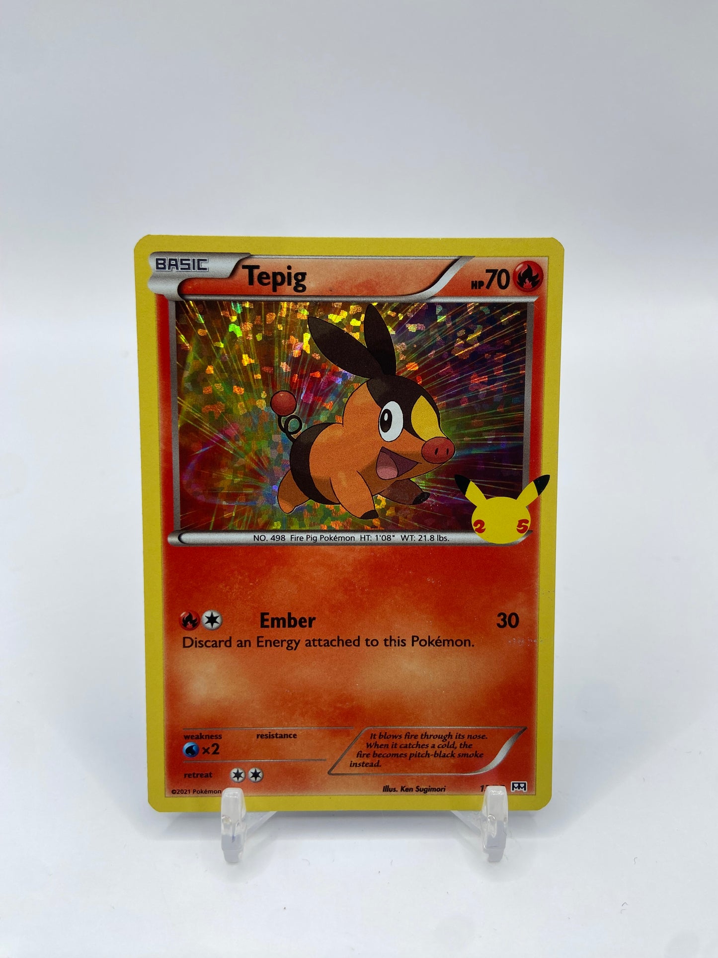 Tepig Holo  McDonalds 2021 Promo Set 13/25