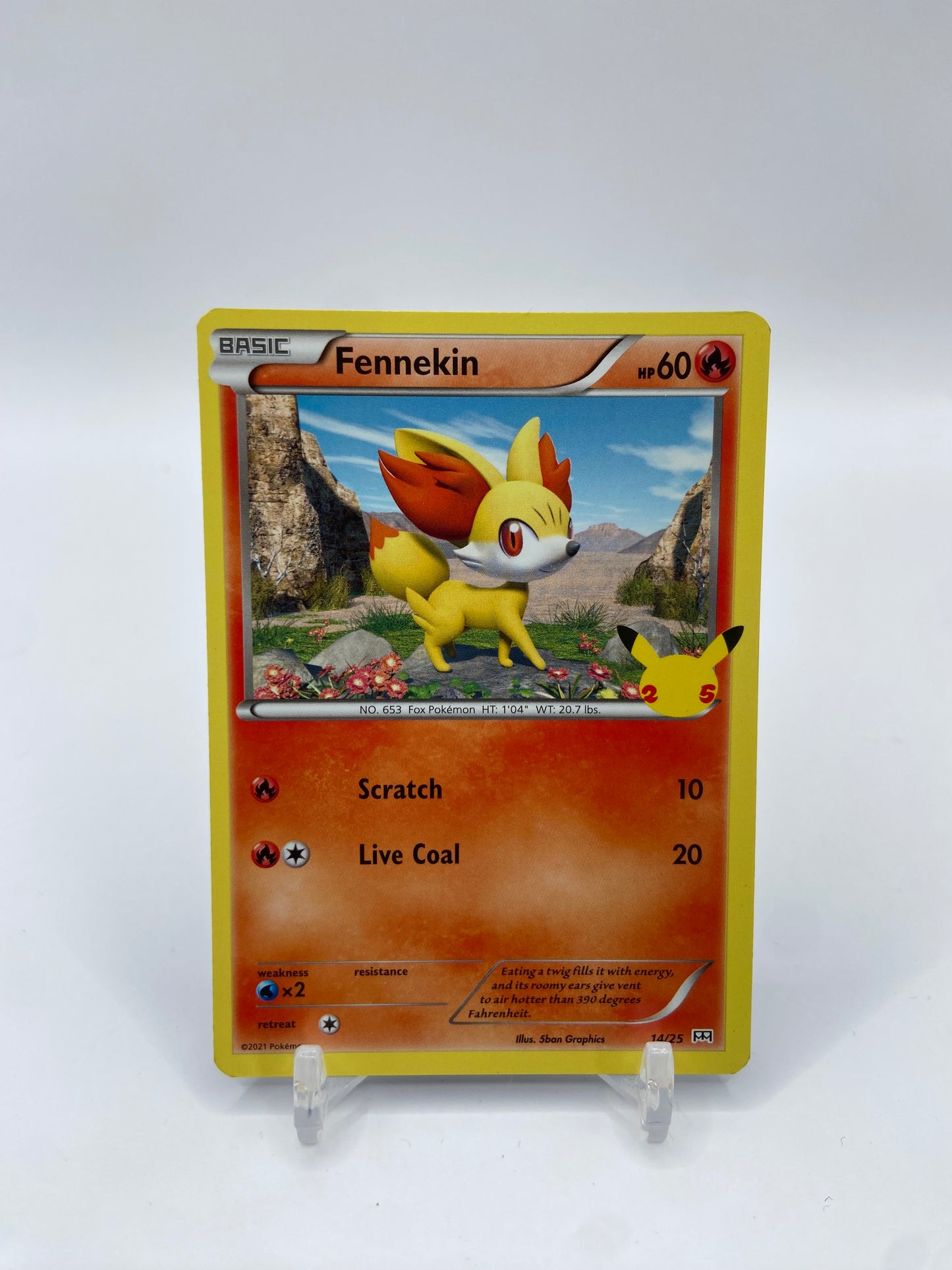 Fennekin  McDonalds 2021 Promo Set 14/25