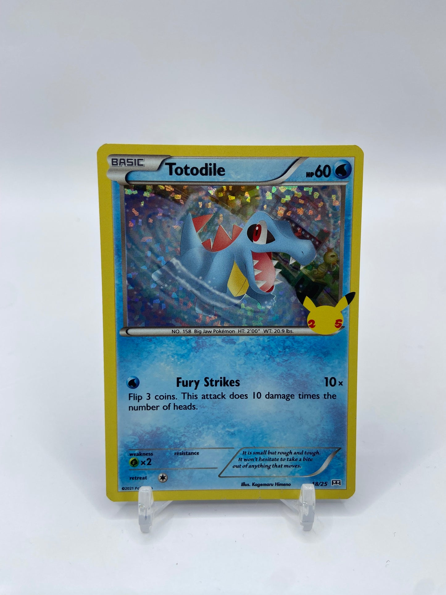 Totodile Holo  McDonalds 2021 Promo Set 18/25