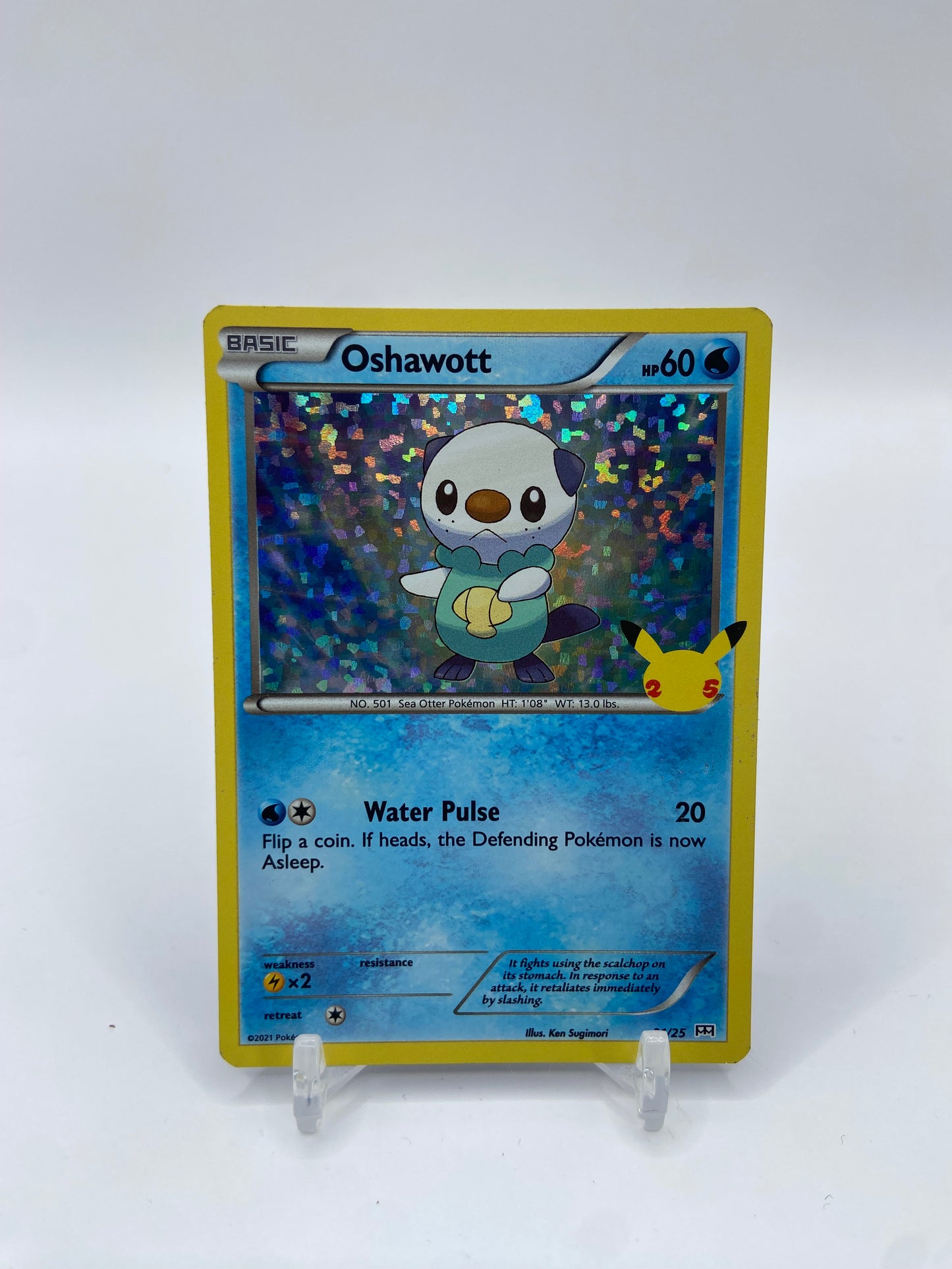 Oshawott Holo McDonalds 2021 Promo Set 21/25