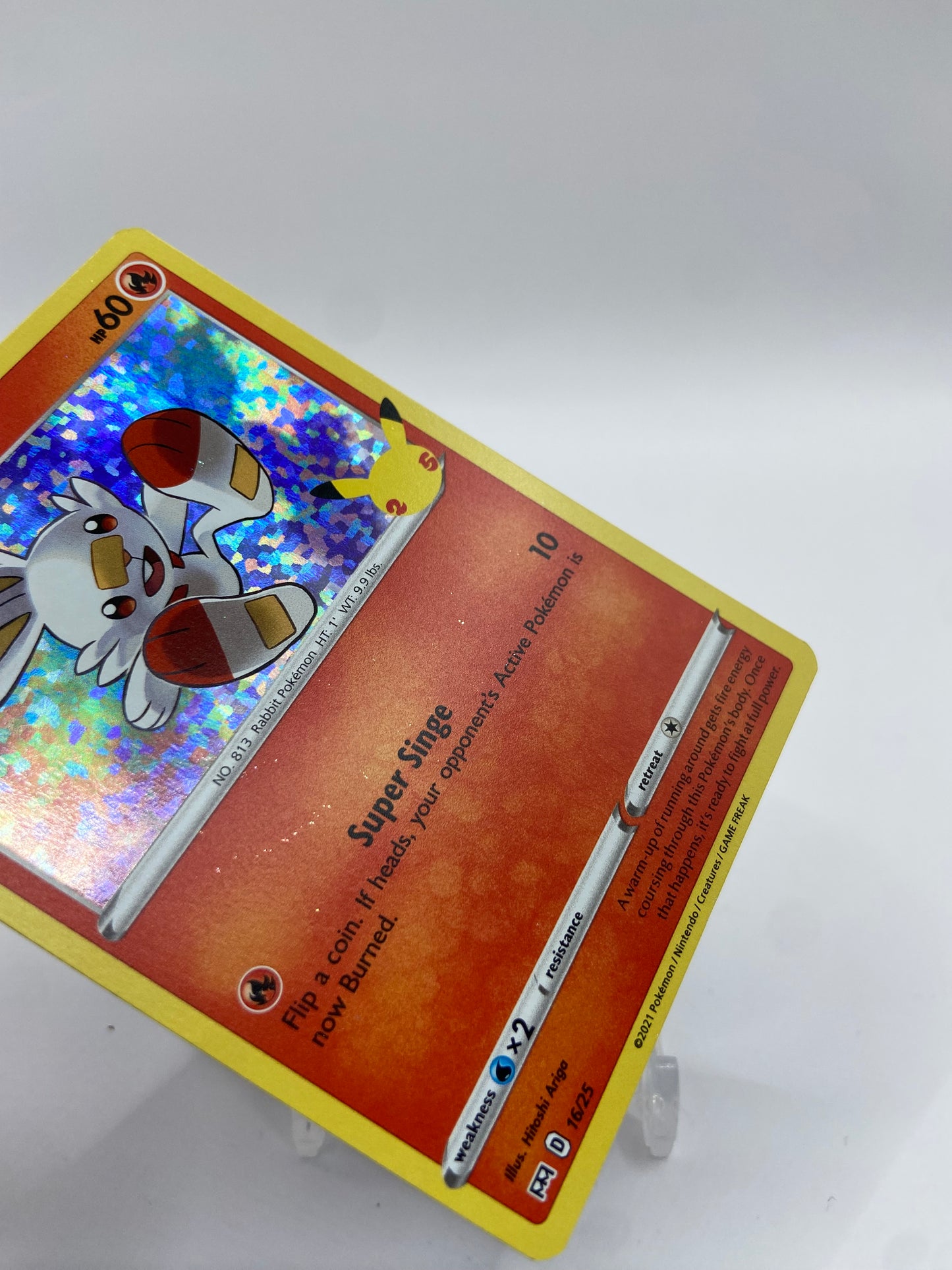 Scorbunny Holo McDonalds 2021 Promo Set 16/25