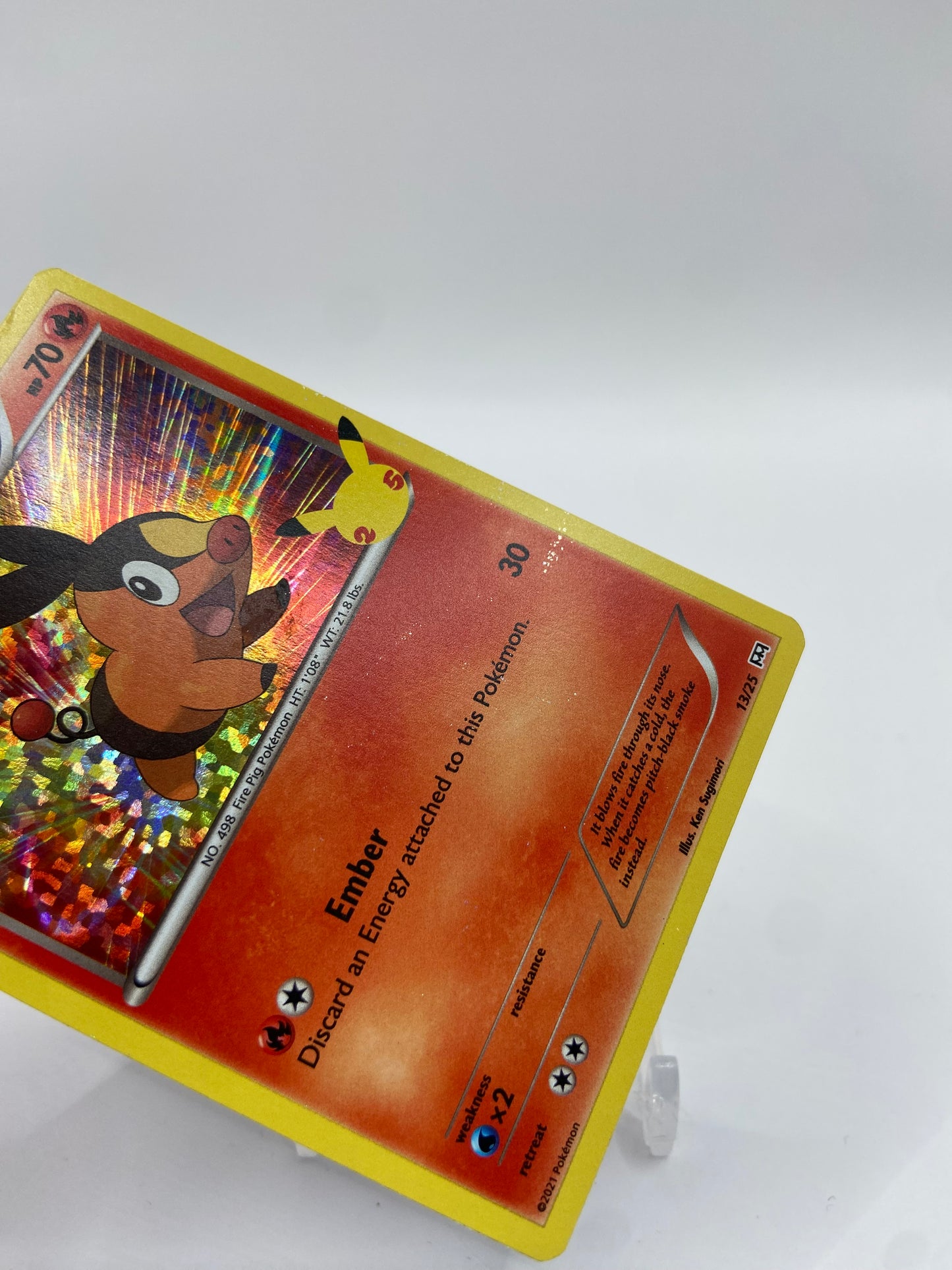 Tepig Holo  McDonalds 2021 Promo Set 13/25