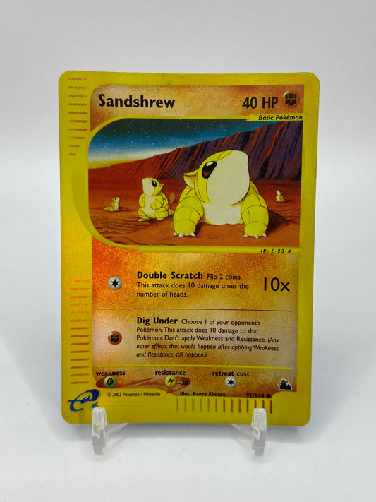 Sandshrew Reverse Holo Skyridge 92/144