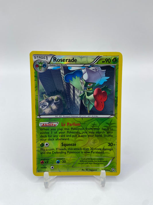 Roserade Reverse Holo Rare Dragons Exalted 15/124
