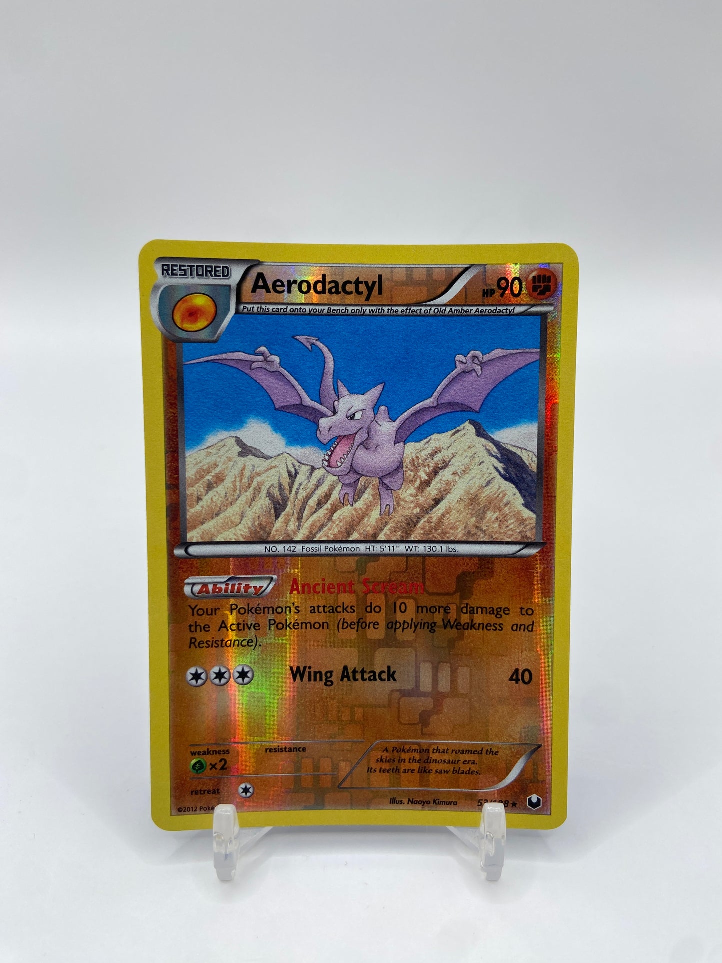 Aerodactyl Reverse Holo Rare Dark Explorers 53/108