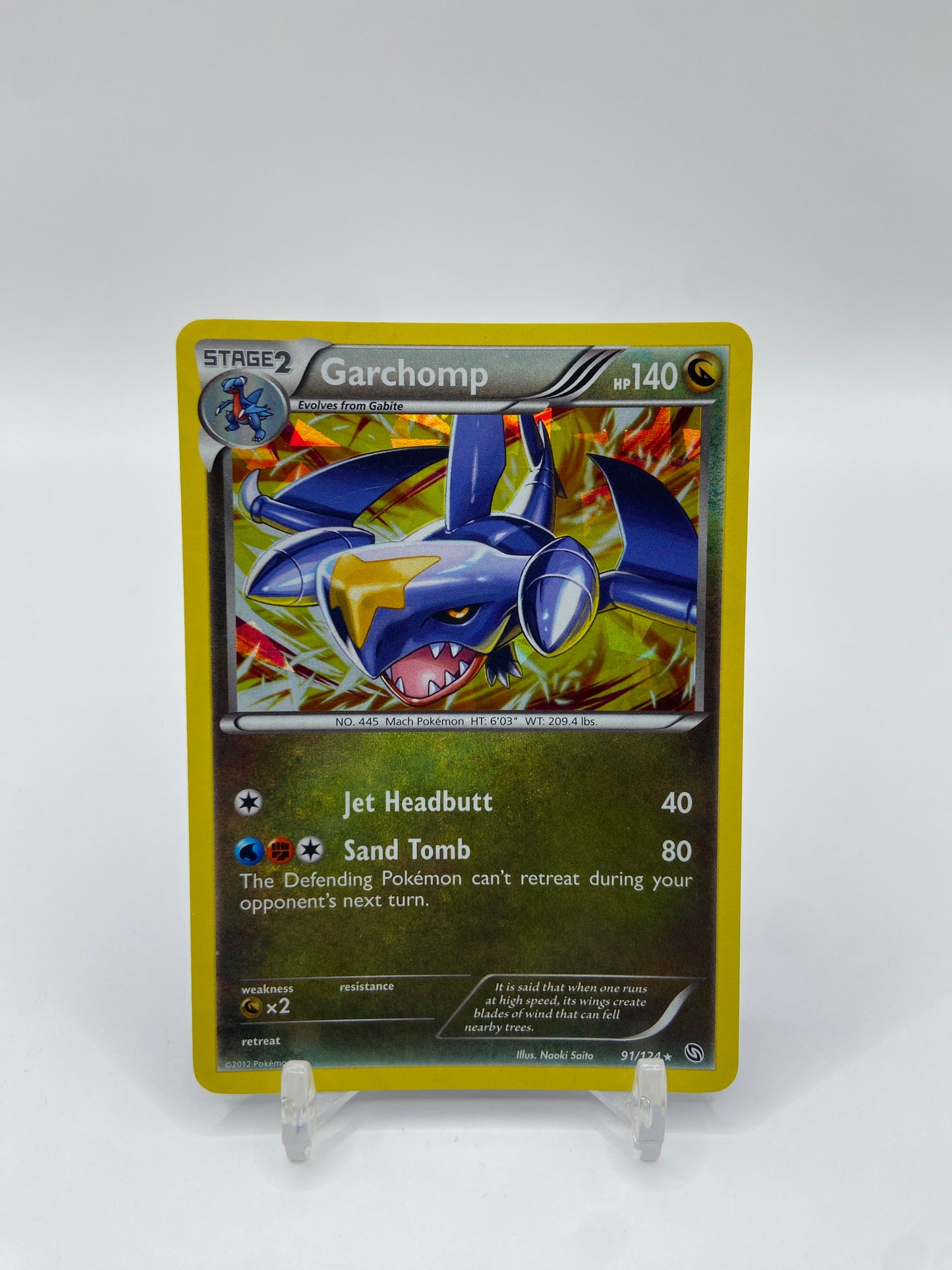 Garchomp Cracked Ice Theme Deck Exclusive 91/124