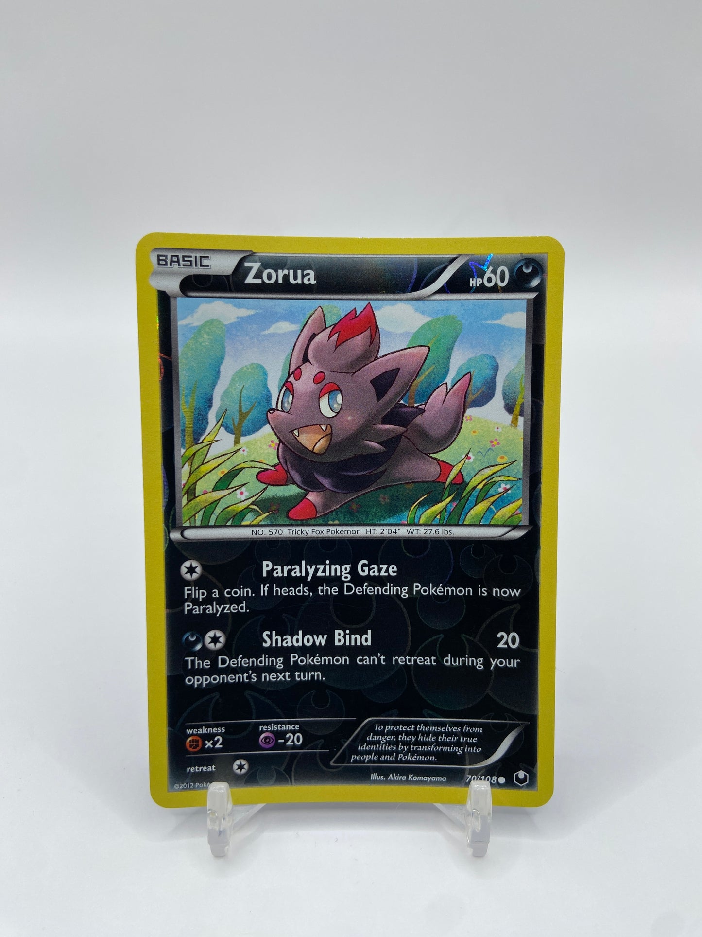 Zorua Reverse Holo Dragons Exalted 70/108