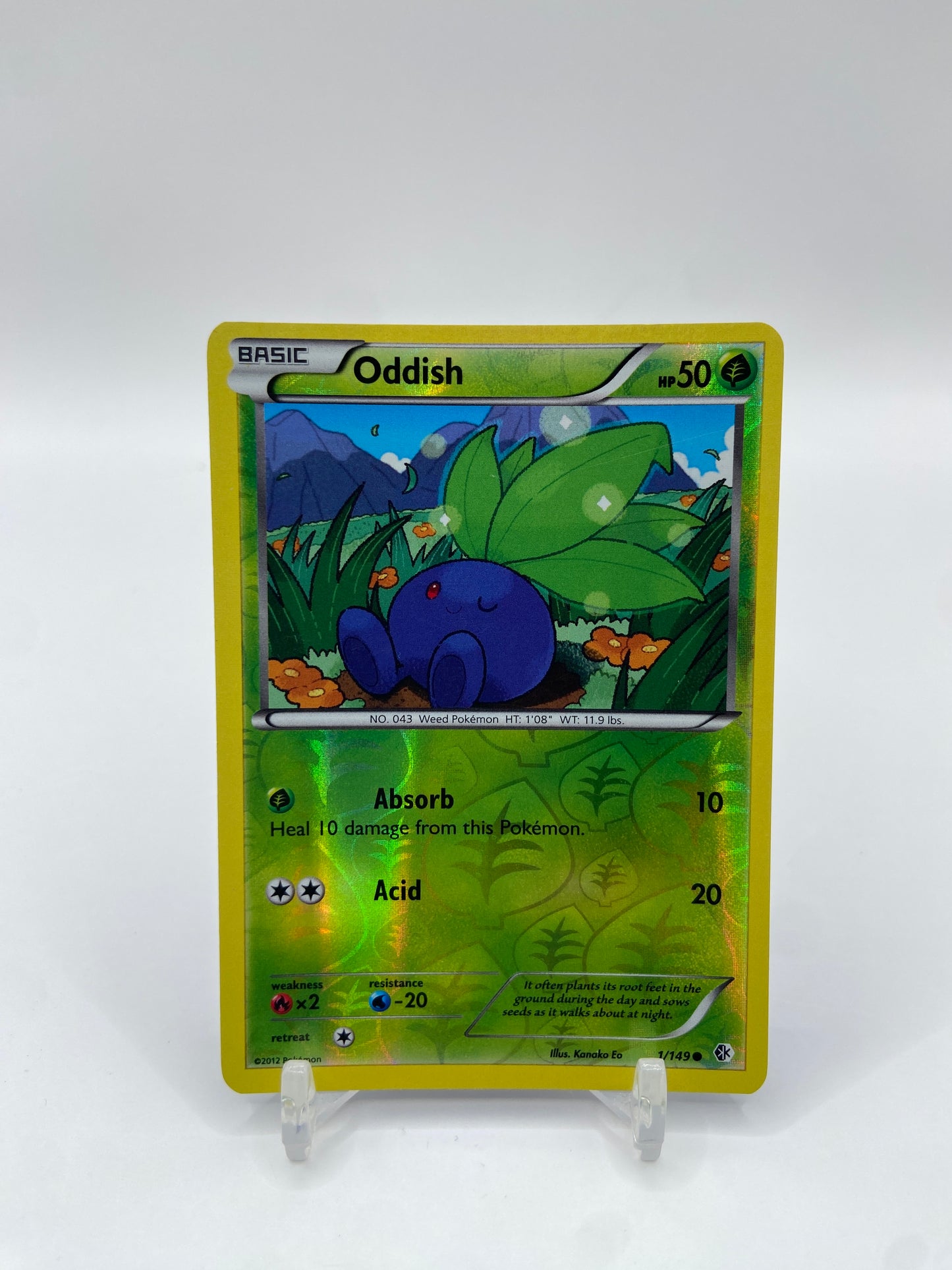 Oddish Reverse Holo Boundaries Crossed 1/149