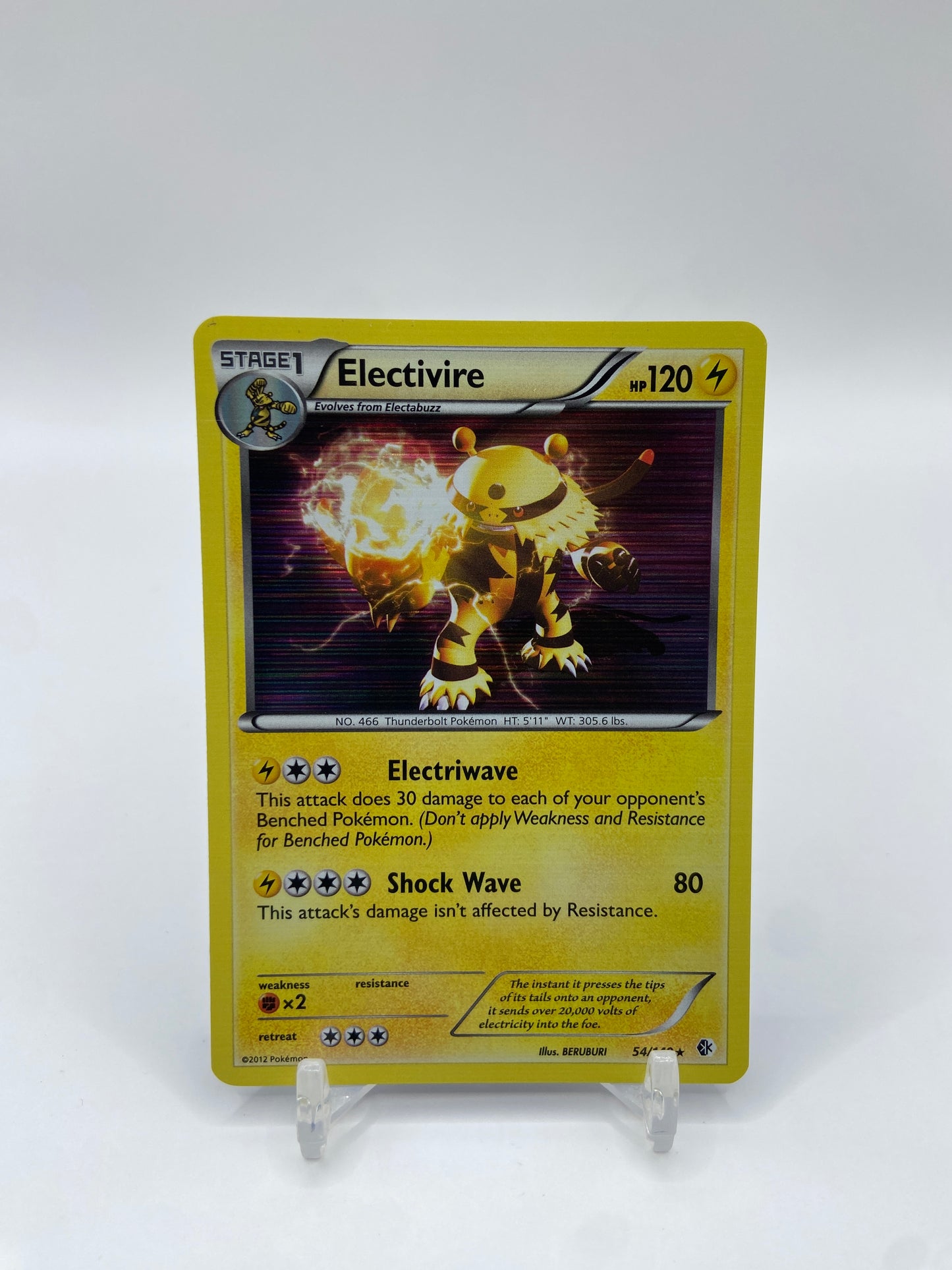 Electivire Holo Boundaries Crossed 54/149