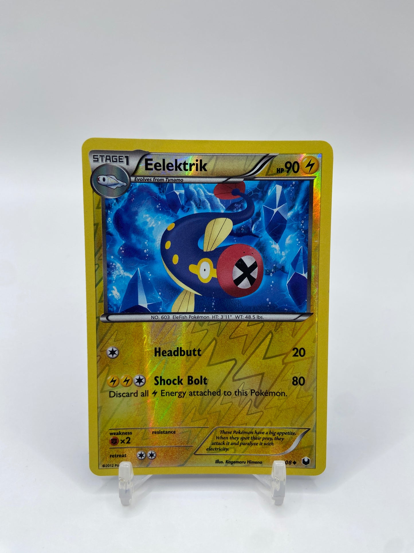 Eelektrik Reverse Holo Dark Explorers 46/108