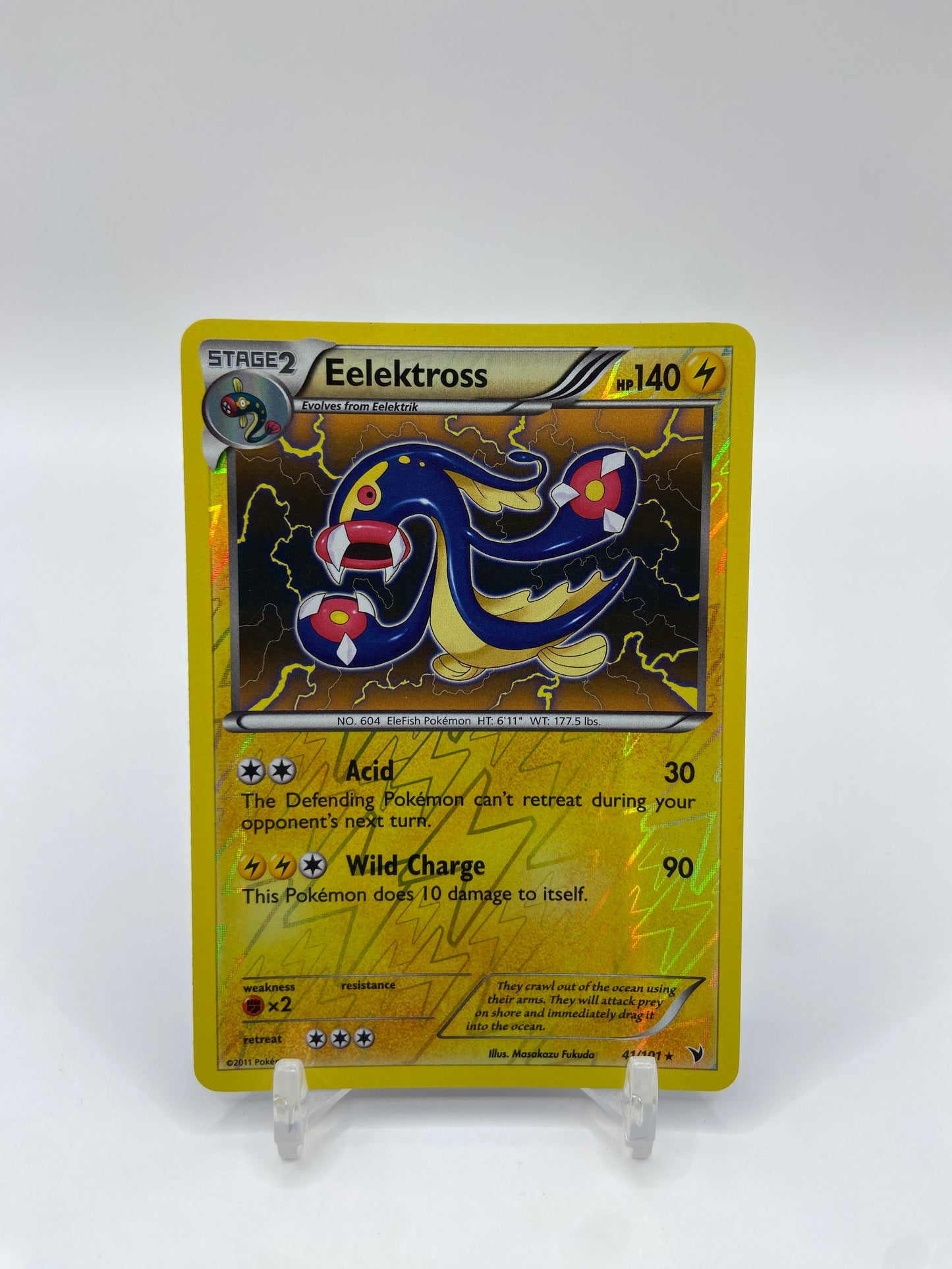 Eelektross Reverse Holo Rare Noble Victories 41/101