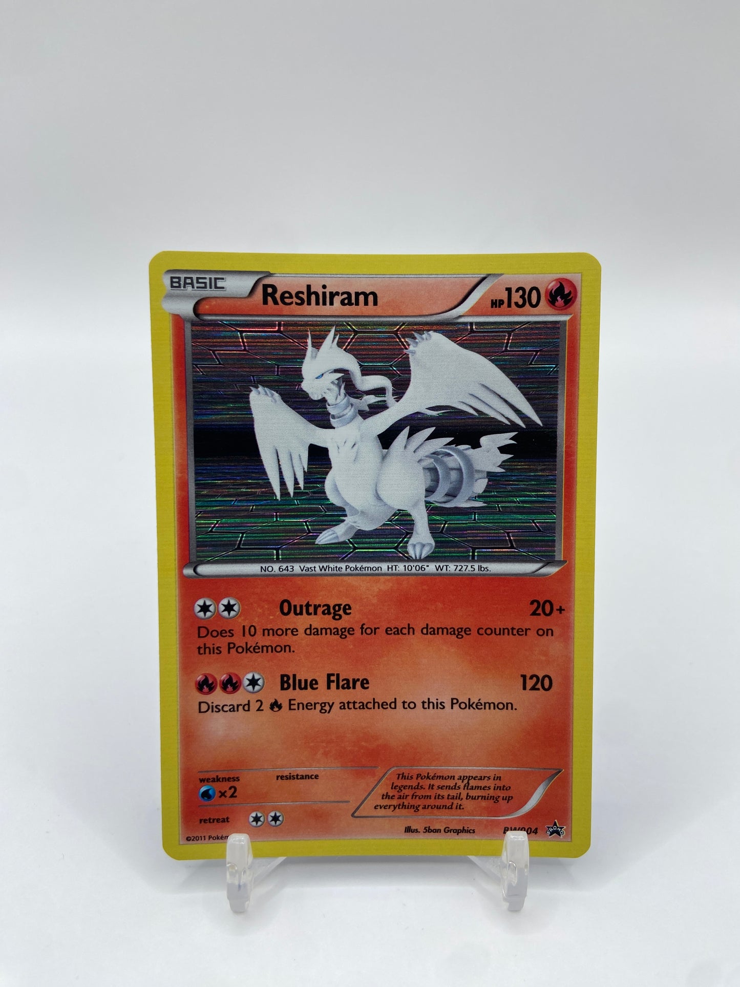 Reshiram Holo Promo BW004