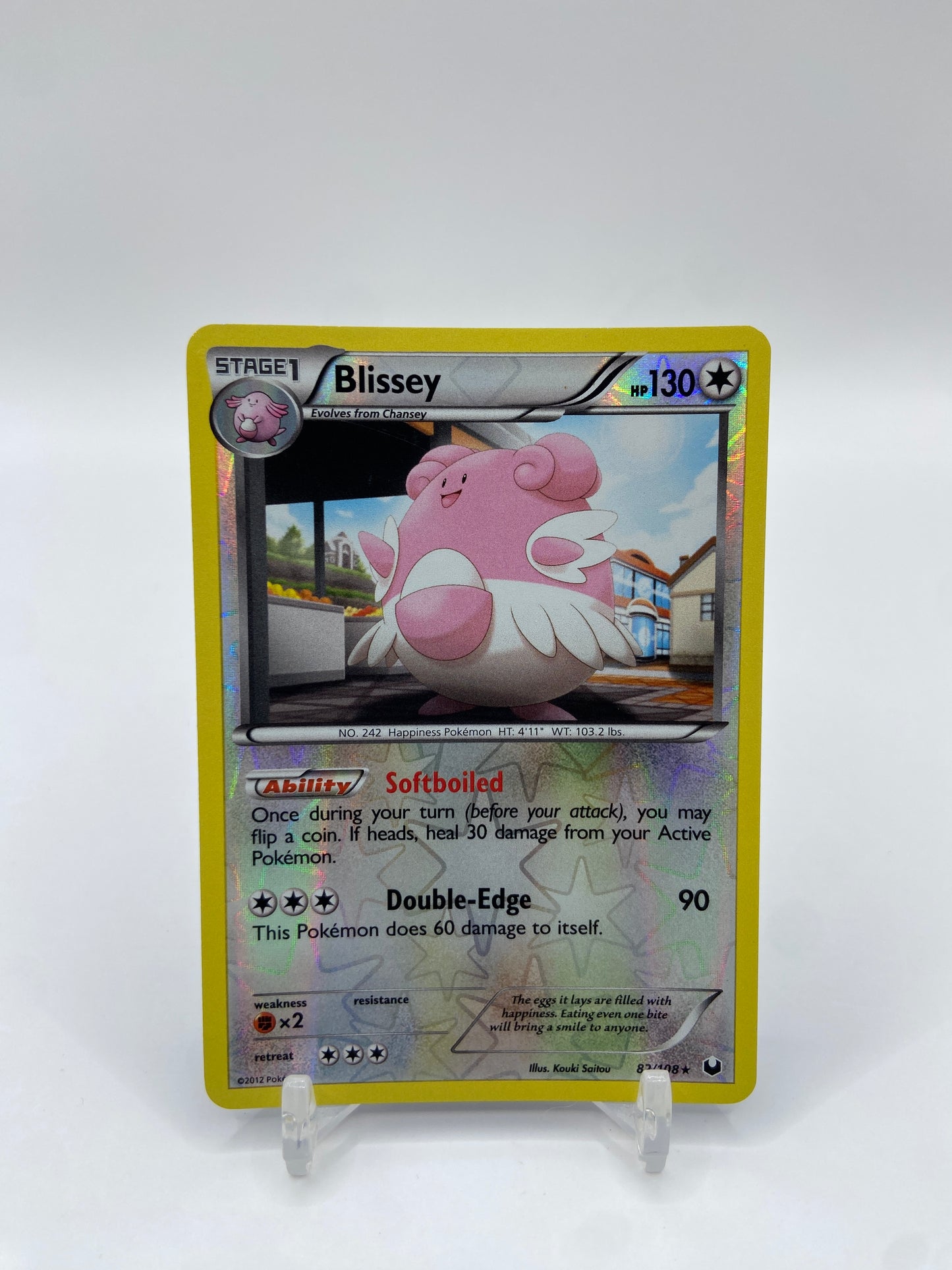 Blissey Reverse Holo Rare Dark Explorers 82/108