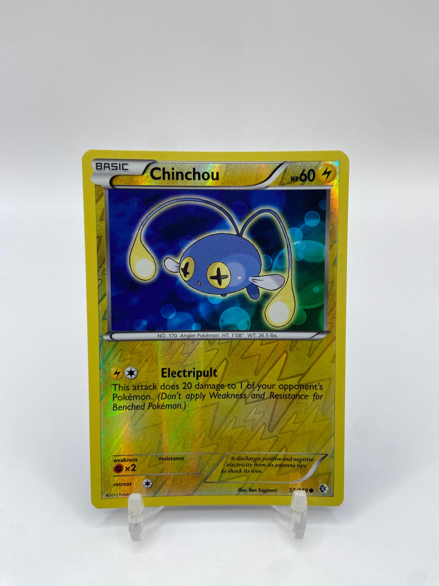Chinchou Reverse Holo Boundaries Crossed 55/149
