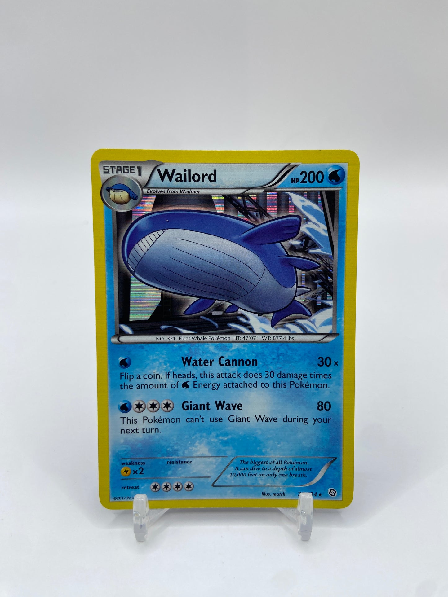 Wailord Holo Dragons Exalted 26/124
