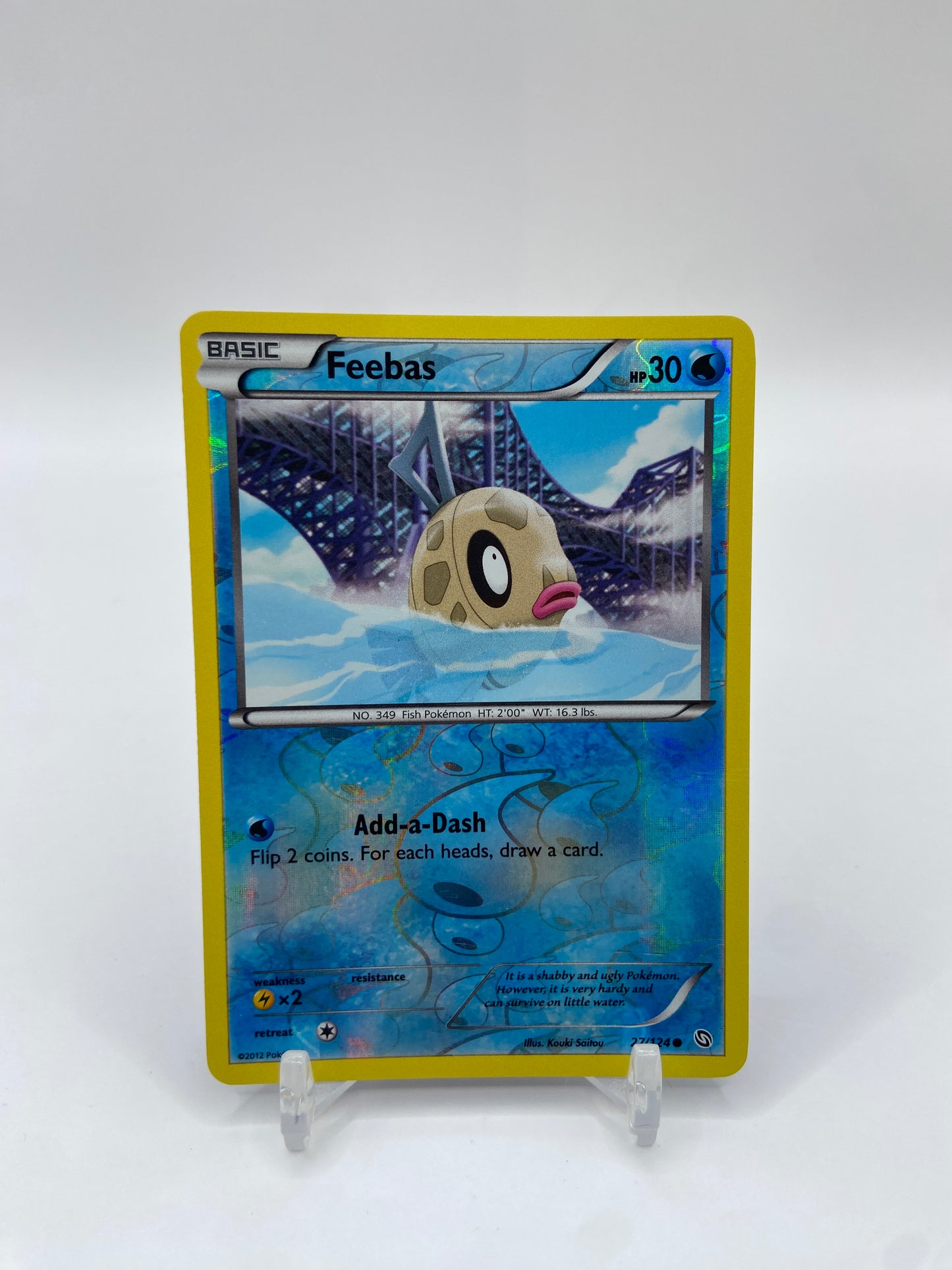 Feebas Reverse Holo Dragons Exalted 27/124