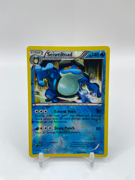 Seismitoad Reverse Holo Rare Dragons Exalted 36/124